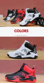 Basketball Shoes for Men High-top Sports Cushioning Hombre Athletic Male Shoes Comfortable Black Sneakers Zapatillas Hot Sales - Image 14