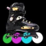 White Black Professional Inline Roller Skates Woman Man Kids Adult Speed Skate Sneakers Outdoor patins 4 rodas Size 30-44 - Image 19