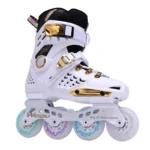 White Black Professional Inline Roller Skates Woman Man Kids Adult Speed Skate Sneakers Outdoor patins 4 rodas Size 30-44 - Image 16