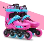 White Black Professional Inline Roller Skates Woman Man Kids Adult Speed Skate Sneakers Outdoor patins 4 rodas Size 30-44 - Image 7