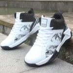 Basketball Shoes for Men High-top Sports Cushioning Hombre Athletic Male Shoes Comfortable Black Sneakers Zapatillas Hot Sales - Image 4