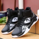 Basketball Shoes for Men High-top Sports Cushioning Hombre Athletic Male Shoes Comfortable Black Sneakers Zapatillas Hot Sales - Image 8