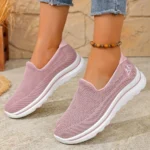 Breathable Womens Slip On Sneakers Soft Sole Comfortable Lightweight Casual Shoes for Everyday Walking Low Top - Image 5