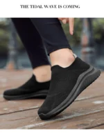 Men's Shoes Soft Sole Slip-On Sneakers Men Running Shoes Lightweight Men's Loafers Walking Male Footwear - Image 27