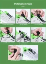 1Pair Automatic Shoelaces Without Ties Install Simple Swivel Buckle Laces Thick Rope Tennis Sneakers Shoelace Shoe Accessories - Image 9