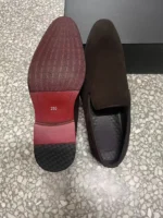 Men Loafers Shoes Suede Low-heeled Solid Color Comfortable Casual Retro Wear Fashion Everyday All-match Classic Shoes - Image 12