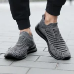 Men's Sneakers Classic Casual Shoes Breathable mesh running sneakers without lacing Lightweight Walking shoes - Image 3