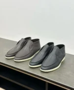 Fashionable  popular calf leather loafers for couples casual ankle boots, walking  travel shoesgenuine leather - Image 8