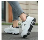 4-Wheels Walking Shoes With Butterfly Patterns Children's Outdoor Sport Roller Skate Sneakers For Teenagers Girls Entertainment - Image 24