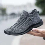 Men's Sneakers Classic Casual Shoes Breathable mesh running sneakers without lacing Lightweight Walking shoes - Image 2