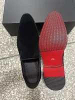Men Loafers Shoes Suede Low-heeled Solid Color Comfortable Casual Retro Wear Fashion Everyday All-match Classic Shoes - Image 11