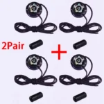 Round Twist-lock shoelaces Black and White Outdoor Sports Shoelaces Unisex Easy-to-use automatic shoelace 1Pair/2Pair - Image 12
