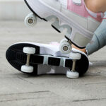 Deform Roller Skates With 4 Wheels Shoes Runaway Parkour 4-Wheel Skate Sneakers Deformation Shoes For Women Youth Adult Gift - Image 16