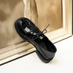 AIYUQI Genuine Leather Loafers Women 2024 Autumn New British Style Shoes Women Lace-up Casual Women Shoes - Image 2