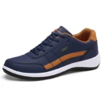 Men'S Spring And Autumn New Large-Sized 48 Casual Sports Shoes, Waterproof Leather Loafers, Walking Men'S Shoes - Image 3