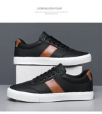 2025 New Men's Two-Tone Skate Sneakers Breathable Low-Top Casual Shoes Trendy  Athletic Footwear for Youth Students Streetwear - Image 25