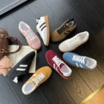 Women's Fashion Tennis Sneakers Flats Lace-up Vulcanized Shoes Autumn Outdoor Trainers Student Board Footwear - Image 34