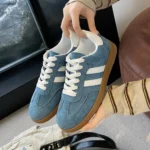 Women's Fashion Tennis Sneakers Flats Lace-up Vulcanized Shoes Autumn Outdoor Trainers Student Board Footwear - Image 27