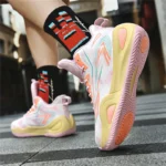 Men's Athletic Basketball Sneakers Breathable Cushioning Non-Slip Wearable Gym Training Running Shoes for Men And Women - Image 15
