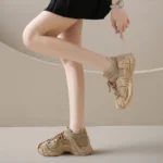 Women Platform Sneakers Lace Up Running Sports Shoes Soft Breathable Tennis Sneakers Casual Outdoor Comfortable Shoes For Female - Image 14