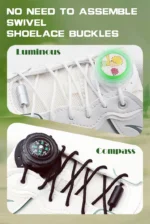 New luminescence Swivel Buckle Laces Automatic Shoelaces Without ties Thick Rope Tennis Sneakers Shoelace Shoe Accessories - Image 17
