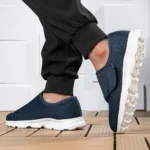 Women's Mesh Slip - on Sneakers with Velcro Closure: Lightweight, Comfortable for Daily Wear - Image 17