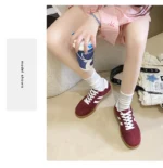 Women Tennis Sneakers Flats Ladies Fashion Mixed Colors Lace-up Vulcanized Shoes Spring Autumn Woman Outdoor Trainers Footwear - Image 23