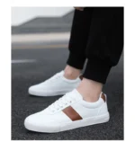 2025 New Men's Two-Tone Skate Sneakers Breathable Low-Top Casual Shoes Trendy  Athletic Footwear for Youth Students Streetwear - Image 13