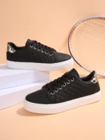 Women's casual sneakers Breathable sneakers Lightweight outdoor leather Walking shoes Sports jogging Flats tennis sneakers - Image 26