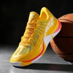 Wear resistant cushioned basketball sneakers lightweight non slip rubber simple all match breathable men outdoor athletic shoes - Image 6