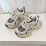 Kids Basketball Shoes Classic Children's Sneakers Boy School Fashion Versatile Girls Causal Running Sneakers Unisex Breathable - Image 2