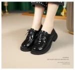 AIYUQI Genuine Leather Loafers Women 2024 Autumn New British Style Shoes Women Lace-up Casual Women Shoes - Image 16