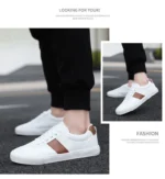 2025 New Men's Two-Tone Skate Sneakers Breathable Low-Top Casual Shoes Trendy  Athletic Footwear for Youth Students Streetwear - Image 14
