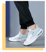 Men's and Women's Soft Sole Sports Fitness Shoes Cushion Breathable Mesh Tennis Sneakers - Image 20