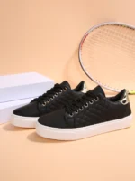 Women's casual sneakers Breathable sneakers Lightweight outdoor leather Walking shoes Sports jogging Flats tennis sneakers - Image 25