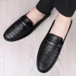 2026 New Black Loafers Men's Leather High Quality Designer Men's Shoes Leather Shoes Soft Sole Comfortable Casual Shoes Moccasin - Image 25
