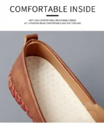 Fashion Casual Shoes Handmade Moccasins Leather Loafers Men Driving Shoes Size 39-48 - Image 23