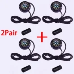 Round Twist-lock shoelaces Black and White Outdoor Sports Shoelaces Unisex Easy-to-use automatic shoelace 1Pair/2Pair - Image 11