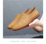 Fashion Casual Shoes Handmade Moccasins Leather Loafers Men Driving Shoes Size 39-48 - Image 31