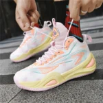 Men's Athletic Basketball Sneakers Breathable Cushioning Non-Slip Wearable Gym Training Running Shoes for Men And Women - Image 13