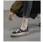 GKTINOO Women Sneakers Big Size 2026 Spring New Genuine Leather Loafers Women Casual Lace-up Women's Nurse Shoes - Image 14