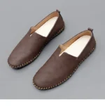 Jumpmore New style casual handmade moccasins Leather loafers Men Driving Shoes Size 39-48 - Image 44