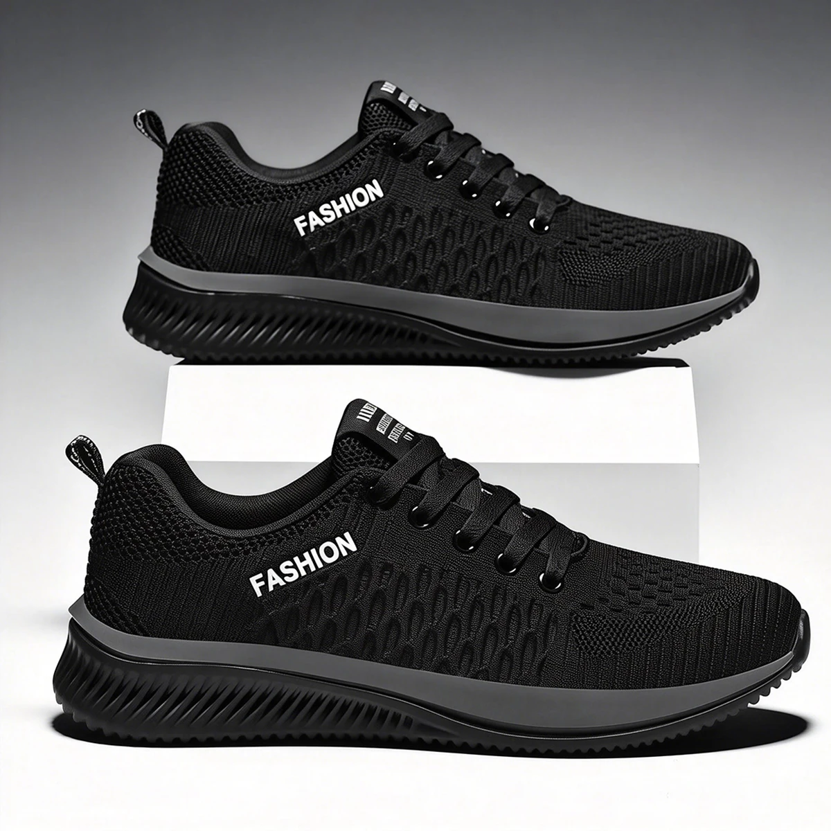 S3ba10e870a74411c8e731cbbc38fc40fZ.webp Breathable Mesh Casual Men Shoes Trendy Lightweight Walking Flats Male Tennis Sneakers Outdoor Running Fitness Shoes for Men - Image 1