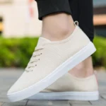 CanvasBreathable Mesh Men Shoes Trendy Lightweight Walking Flats Male Tennis Sneakers Outdoor Running Fitness Shoes - Image 3
