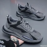 Spring Autumn New Breathable Casual Fashion Running Sneakers Trendy  Versatile Thick soled Men's Simple Comfortable  Shoes - Image 5