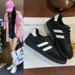 Women's Fashion Tennis Sneakers Flats Lace-up Vulcanized Shoes Autumn Outdoor Trainers Student Board Footwear - Image 6
