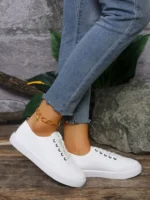 Women Sneakers 2025 Summer Fashion Breathable Shoes Woman Soft Sole Walking Sneakers Casual Women Sneaker White Sneakers Women - Image 9