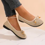 New Women's Soft Slip On Sneakers, Breathable Lightweight Casual Shoes - Image 8