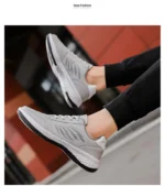 Men Walking Shoe Fashion Casual Sneakers Non-slip Man PU Leather Footwear - Image 31