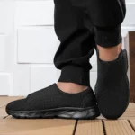 Women's Mesh Slip - on Sneakers with Velcro Closure: Lightweight, Comfortable for Daily Wear - Image 20